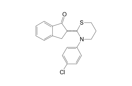2-(3-(4-chlorophenyl)-1,3-thiazinan-2-ylidene)-2,3-dihydro-1H-inden-1-one