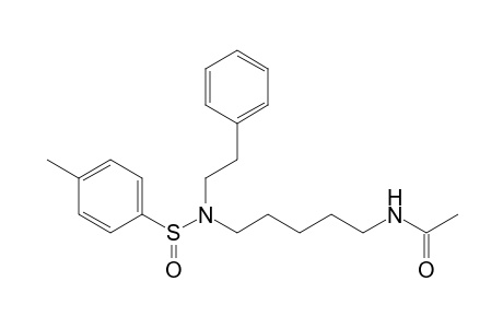 Acetamide, N-[5-[[(4-methylphenyl)sulfinyl](2-phenylethyl)amino]pentyl]-