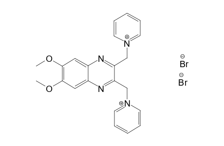 6,7-Dimethoxy-2,3-bis(pyridinomethyl)quinoxaline dibromide