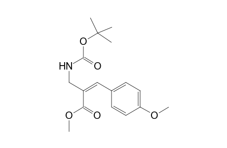 Methyl (2Z)-2-[(tert-butoxy)carbonylaminomethyl]-3-(4-methoxyphenyl)prop-2-enoate