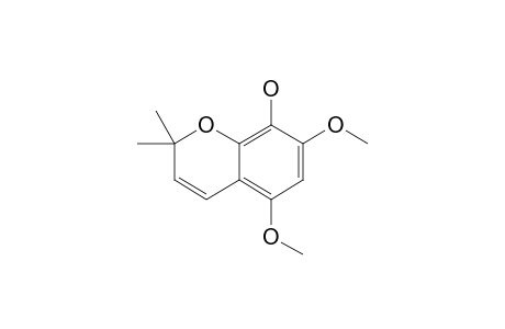 8-HYDROXY-5,7-DIMETHOXY-2,2-DIMETHYL-2H-1-BENZOPYRAN
