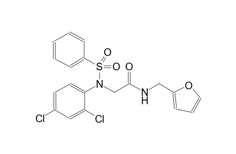 Acetamide, 2-[(2,4-dichlorophenyl)(phenylsulfonyl)amino]-N-(2-furanylmethyl)-