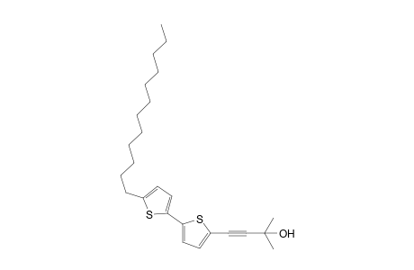 4-(5'-dodecyl-[2,2'-bithiophen]-5-yl)-2-methylbut-3-yn-2-ol