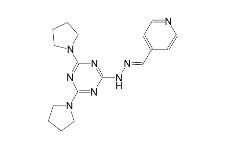 isonicotinaldehyde [4,6-di(1-pyrrolidinyl)-1,3,5-triazin-2-yl]hydrazone