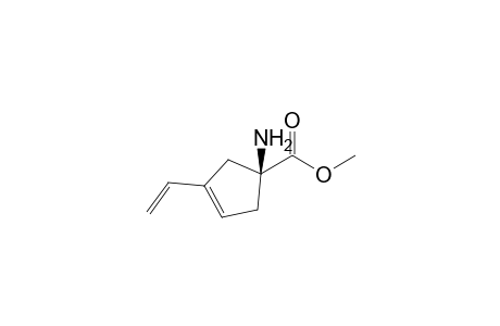 (1S)-1-amino-3-ethenyl-1-cyclopent-3-enecarboxylic acid methyl ester
