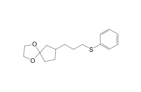 7-(3-(Phenylthio)propyl)-1,4-dioxaspiro[4.4]nonane