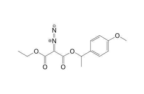 (E)-2-diazonio-1-ethoxy-3-keto-3-[1-(4-methoxyphenyl)ethoxy]prop-1-en-1-olate