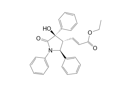 Ethyl (E)-3-[(2S,3R,4R)-4-Hydroxy-5-oxo-1,2,4-triphenylpyrrolidin-3-yl]acrylate