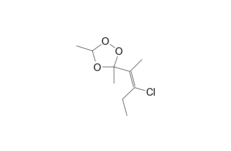 3-[(E)-2-chloro-1-methyl-1-butenyl]-3,5-methyl-1,2,4-trioxolane