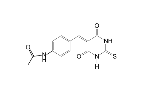 alpha-(4,6-DIOXOHEXAHYDRO-2-THIOXO-5-PYRIMIDINYLIDENE)-p-ACETOTOLUIDIDE