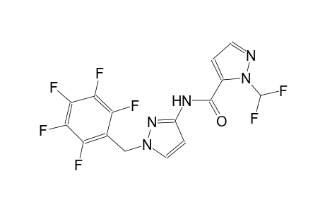 1-(difluoromethyl)-N-[1-(2,3,4,5,6-pentafluorobenzyl)-1H-pyrazol-3-yl]-1H-pyrazole-5-carboxamide