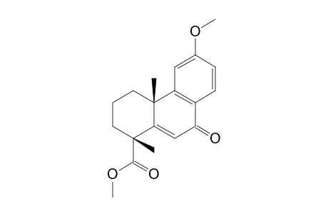 (1R,4aR)-6-methoxy-1,4a-dimethyl-9-oxo-3,4-dihydro-2H-phenanthrene-1-carboxylic acid methyl ester