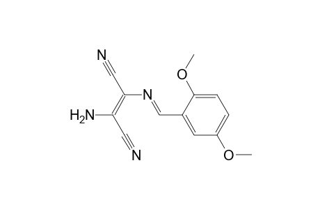 2-Butenedinitrile, 2-amino-3-[[(2,5-dimethoxyphenyl)methylene]amino]-