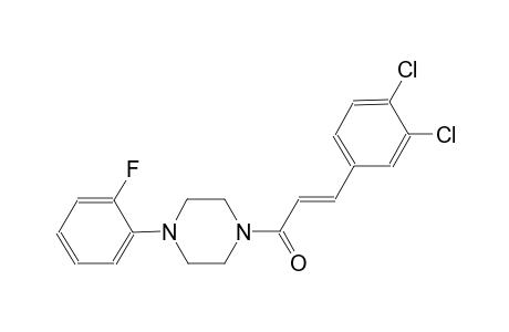 1-[(2E)-3-(3,4-dichlorophenyl)-2-propenoyl]-4-(2-fluorophenyl)piperazine