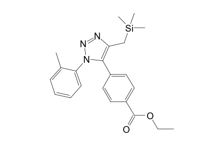 Ethyl 4-(1-o-tolyl-4-((trimethylsilyl)methyl)-1H-1,2,3-triazol-5-yl)benzoate