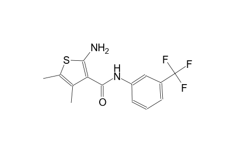 2-amino-4,5-dimethyl-N-[3-(trifluoromethyl)phenyl]-3-thiophenecarboxamide