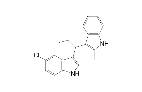 5-chloro-3-(1-(2-methyl-1H-indol-3-yl)propyl)-1H-indole