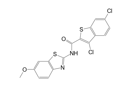 3,6-dichloro-N-(6-methoxy-1,3-benzothiazol-2-yl)-1-benzothiophene-2-carboxamide