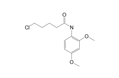 5-Chlorovaleramide, N-(2,4-dimethoxyphenyl)-