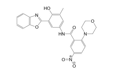 benzamide, N-[3-(2-benzoxazolyl)-4-hydroxy-5-methylphenyl]-2-(4-morpholinyl)-5-nitro-