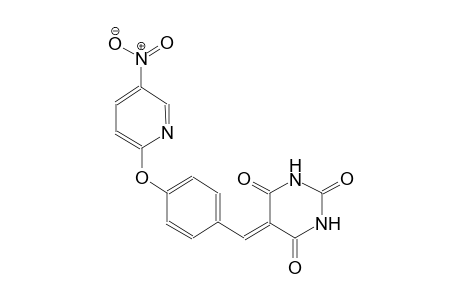 5-{4-[(5-nitro-2-pyridinyl)oxy]benzylidene}-2,4,6(1H,3H,5H)-pyrimidinetrione