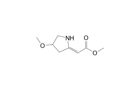 (2Z)-2-(4-methoxy-2-pyrrolidinylidene)acetic acid methyl ester