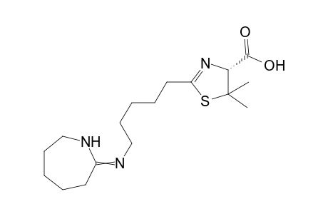 (R)-5,5-Dimethyl-2-[5-(hexahydroazepine-2-ylideneamino)-pentyl]-4,5-dihydro-1,3-thiazole-4-carboxylic acid
