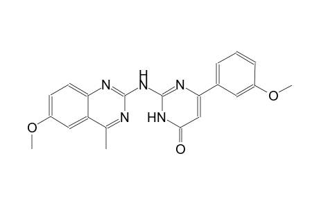 4(3H)-pyrimidinone, 2-[(6-methoxy-4-methyl-2-quinazolinyl)amino]-6-(3-methoxyphenyl)-