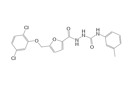 2-{5-[(2,5-dichlorophenoxy)methyl]-2-furoyl}-N-(3-methylphenyl)hydrazinecarboxamide