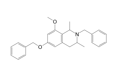 N-Benzyl-6-benzyloxy-8-methoxy-1,3-dimethyl-1,2,3,4-tetrahydroisoquinoline
