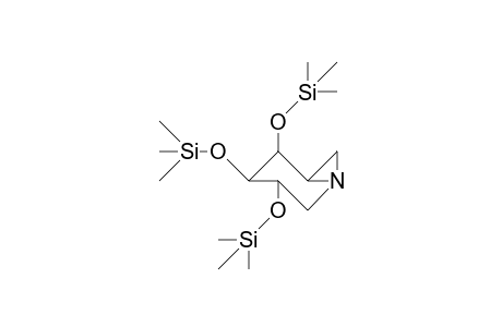 3,4,5-Tris(trimethylsiloxy)-6-aza-bicyclo(4.1.0)heptane