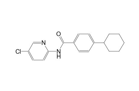 benzamide, N-(5-chloro-2-pyridinyl)-4-cyclohexyl-
