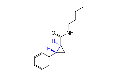 trans-N-Butyl-2-phenylcyclopropanecarboxamide