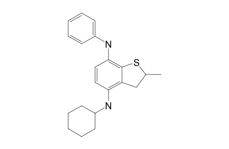 N-(4)-CYCLOHEXYL-2-METHYL-N-(7)-PHENYL-2,3-DIHYDRO-1-BENZOTHIOPHENE-4,7-DIAMINE