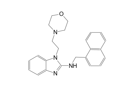 1-[2-(4-morpholinyl)ethyl]-N-(1-naphthylmethyl)-1H-benzimidazol-2-amine