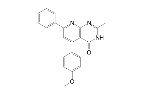 5-(4-Methoxyphenyl)-2-methyl-7-phenyl-3,4-dihydropyrido[2,3-d]pyrimidin-4-one