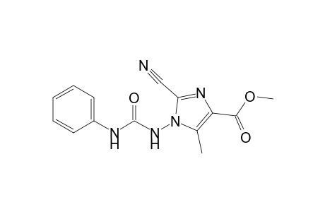 Methyl 2-cyano-5-methyl-1-N'-phenylureidoimidazole-4-carboxylate
