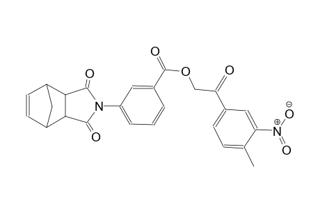 2-(4-methyl-3-nitrophenyl)-2-oxoethyl 3-(1,3-dioxo-3a,4,7,7a-tetrahydro-1H-4,7-methanoisoindol-2(3H)-yl)benzoate