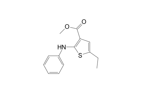 Methyl 5-ethyl-2-phenylaminothiophen-3-yl-carboxylate