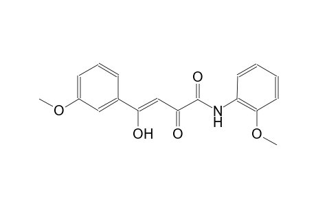 (3Z)-4-hydroxy-N-(2-methoxyphenyl)-4-(3-methoxyphenyl)-2-oxo-3-butenamide