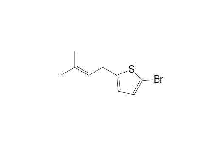 2-Bromanyl-5-(3-methylbut-2-enyl)thiophene