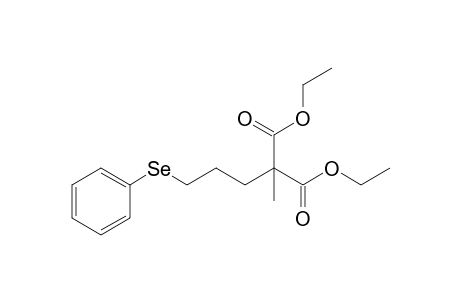 Diethyl 2-(3-Benzeneselenylpropyl)-2-methylpropanedioate