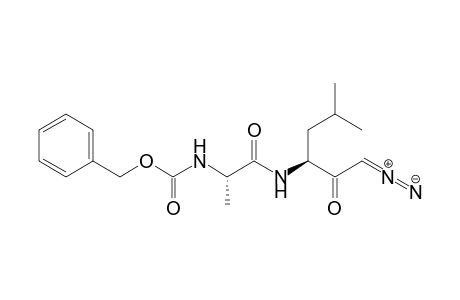 (N-Benzyloxycarbonyl-L-alanyl-L-leucyl)diazomethane