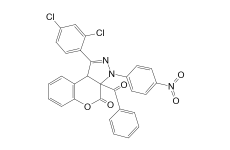 3a-Benzoyl-1-(2',4'-dichlorophenyl)-3-(p-nitrophenyl)-3a,9b-dihydrochromeno[3,4-c]pyrazol-4(3H)-one