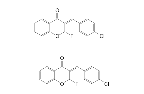 (E)-3-(4-CHLORO-BENZYLIDENE)-2,3-DIHYDRO-2-FLUOROCHROMAN-4-ONE