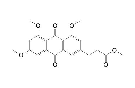 METHYL-3-(1,6,8-TRIMETHOXY-9,10-ANTHRAQUINON-3-YL)-PROPIONATE
