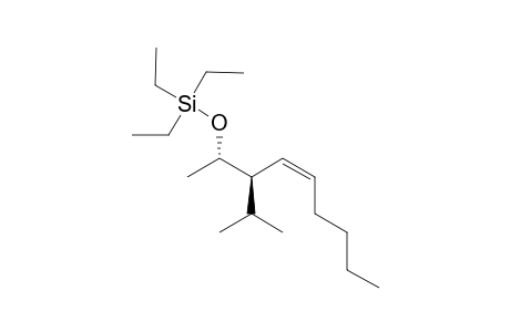 Triethyl-((Z)-(1S,2R)-2-isopropyl-1-methyl-oct-3-enyloxy)-silane