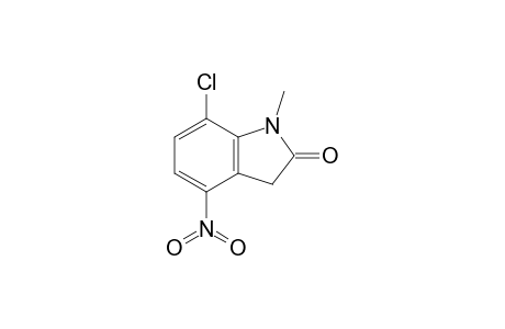 7-Chloro-1-methyl-4-nitrooxindole