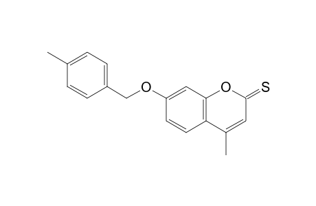 4-Methyl-7-(4-methylbenzyl)oxy-chromene-2-thione