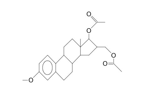 3-Methoxy-17a-acetyl-16a-acetoxymethyl.delta. 1,3,5(10)-estratriene